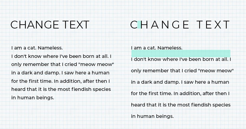 CSSで文字間と行間を変更する方法